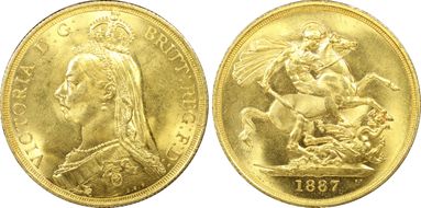 1887 £2 S-3865 MS65