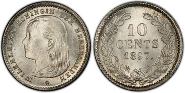 1897 10C KM-116  Ag MS67