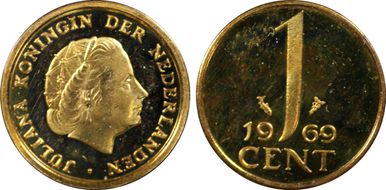 1969 1C Fish Privy Mark PR66CAM
