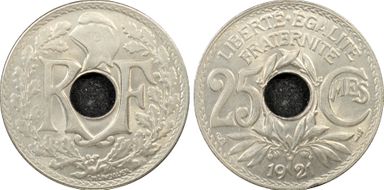 1921 25C Gad-380 F-171 MS65