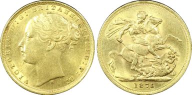 1875-M Sov St. George S-3857 MS61