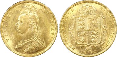 1890 1/2 Sov S-3869C High Shld No JEB MS63