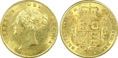 1855 1/2 Sov S-3859 MS61