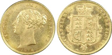 1874 1/2 Sov S-3860D MS61