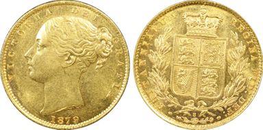 1879-S Sov S-3855 Shield MS61