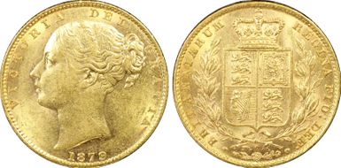 1879-S Sov S-3855 Shield MS62