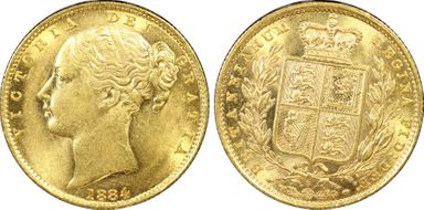 1884-S Sov S-3855B Shield MS61