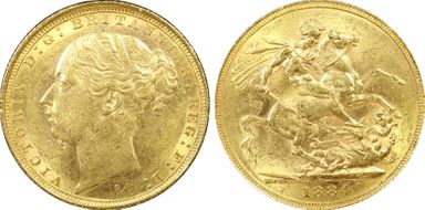 1884-S Sov St. George S-3858E MS61