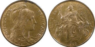 1909 5C Gad-165 F-119 MS66BN