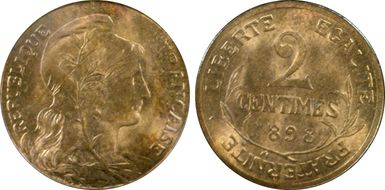 1898 2C Gad-107 MS65RB