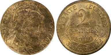 1900 2C Gad-107 MS65RB