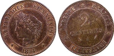 1894-A 2C Gad-105 F-109 MS64RB