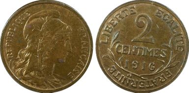 1916 2C Gad-107 MS63RB