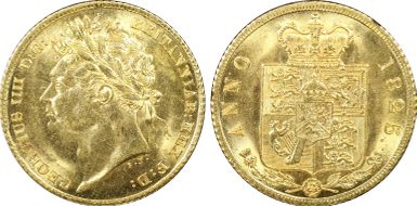 1825 1/2 Sov S-3803 MS64+