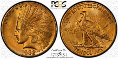 1932 $10 MS63