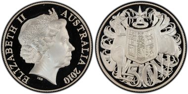 2010 50C Round Ag PR69DCAM