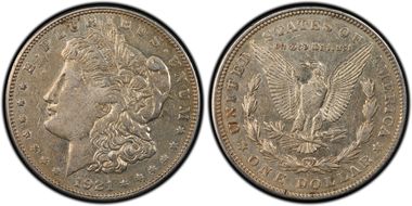 1921-S $1 VAM 1B-1 Thorn Head XF45