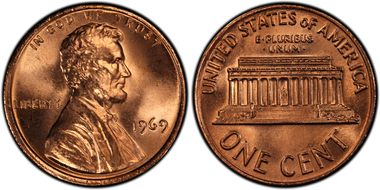 1969 1C MS67RD