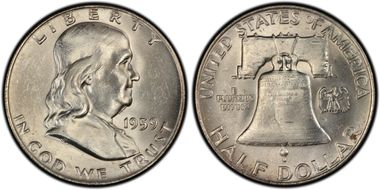 1959 50C "Goiter" FS-402 MS64FBL