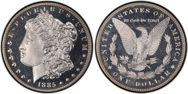 1885 $1 PR66CAM