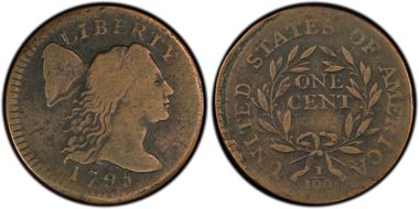 1795 1C Plain Edge F15BN