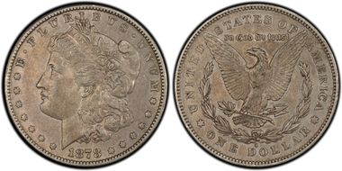 1878-S $1 VAM 62, Long Arrow Shaft XF45