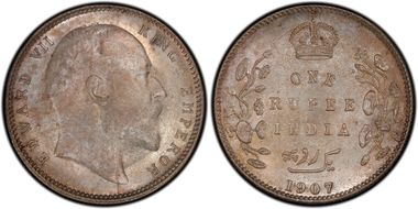1907(C) Rupee SW-7.35 Prid-193 MS64