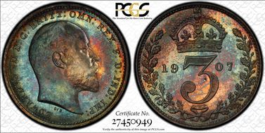 1907 3D Mdy S-3987 PL67+