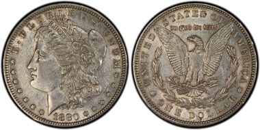 1880 $1 VAM 23 80/79 AU55