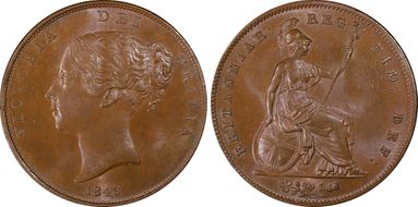 1848/7 1D S-3948 MS65BN