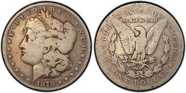 1878-S $1 VAM 56, Long Arrow Shaft G4