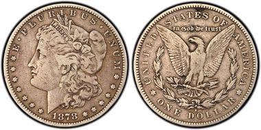 1878-S $1 VAM 26 Long Arrow Shaft VF25