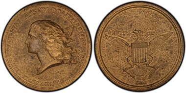 1945 Medal JK-AC-90 Bronze Annual Assay Commission SP63