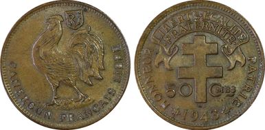 1943-SA 50C Lec-15 w/LIBRE MS63BN