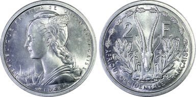 1948 2 Fr Lec-11 MS65