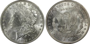 1887/6-O $1 MS64