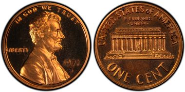 1971-S 1C DDO, FS-102 PR64RD