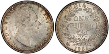1835.(C) Rupee SW-1.39 MS62+