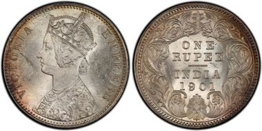 1901-C Rupee SW-6.159 MS63