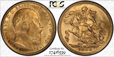1904-S Sov S-3973 MS62