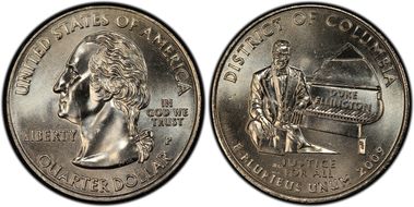 2009-P 25C DDR FS-802 District of Columbia MS65