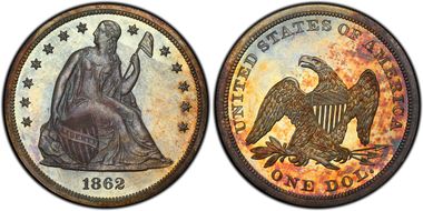 1862 $1 PR66+
