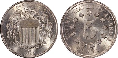 1869 5C MS66