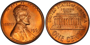 1961 1C MS67RD