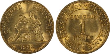 1925 1 Fr Gad-468 F-218 MS66