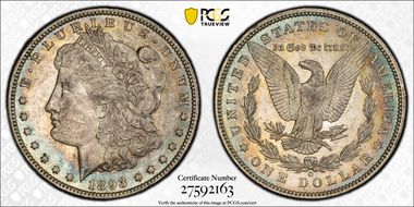1893-O $1 AU55