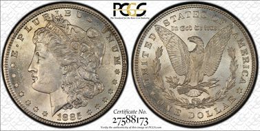 1885 $1 MS63