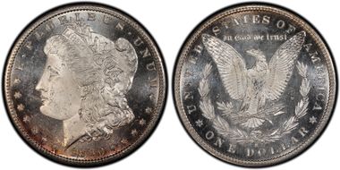 1880-S $1 MS65+ PL