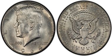 1964-D 50C DDO FS-106 MS64