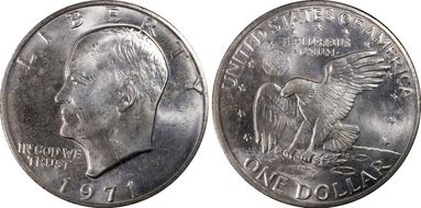 1971-S $1 Silver MS64